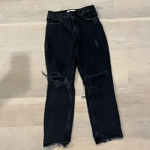 Abercrombie & Fitch 90s Straight Ultra High Rise Curve Love Jeans size 26